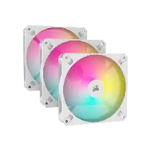 CORSAIR RS120 ARGB 120MM PWM FANS TRIPLE PACK WHITE